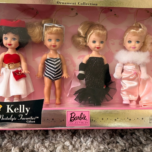 Barbie Collector Edition Kelly Nostalgic Favorites Giftset Ornament Collection - Picture 2 of 12